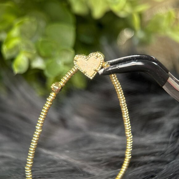 Kendra Scott Druzy Heart Stretch Bracelet - Picture 2 of 8